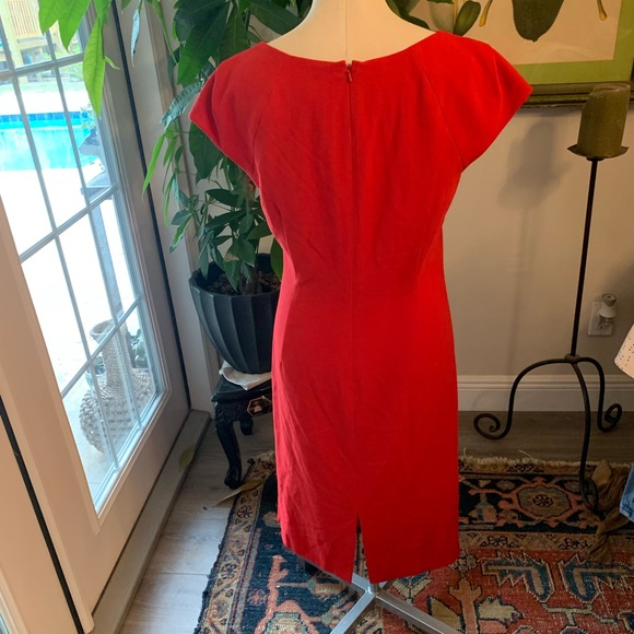 LK Bennett Davina Red Dress - Picture 6 of 13